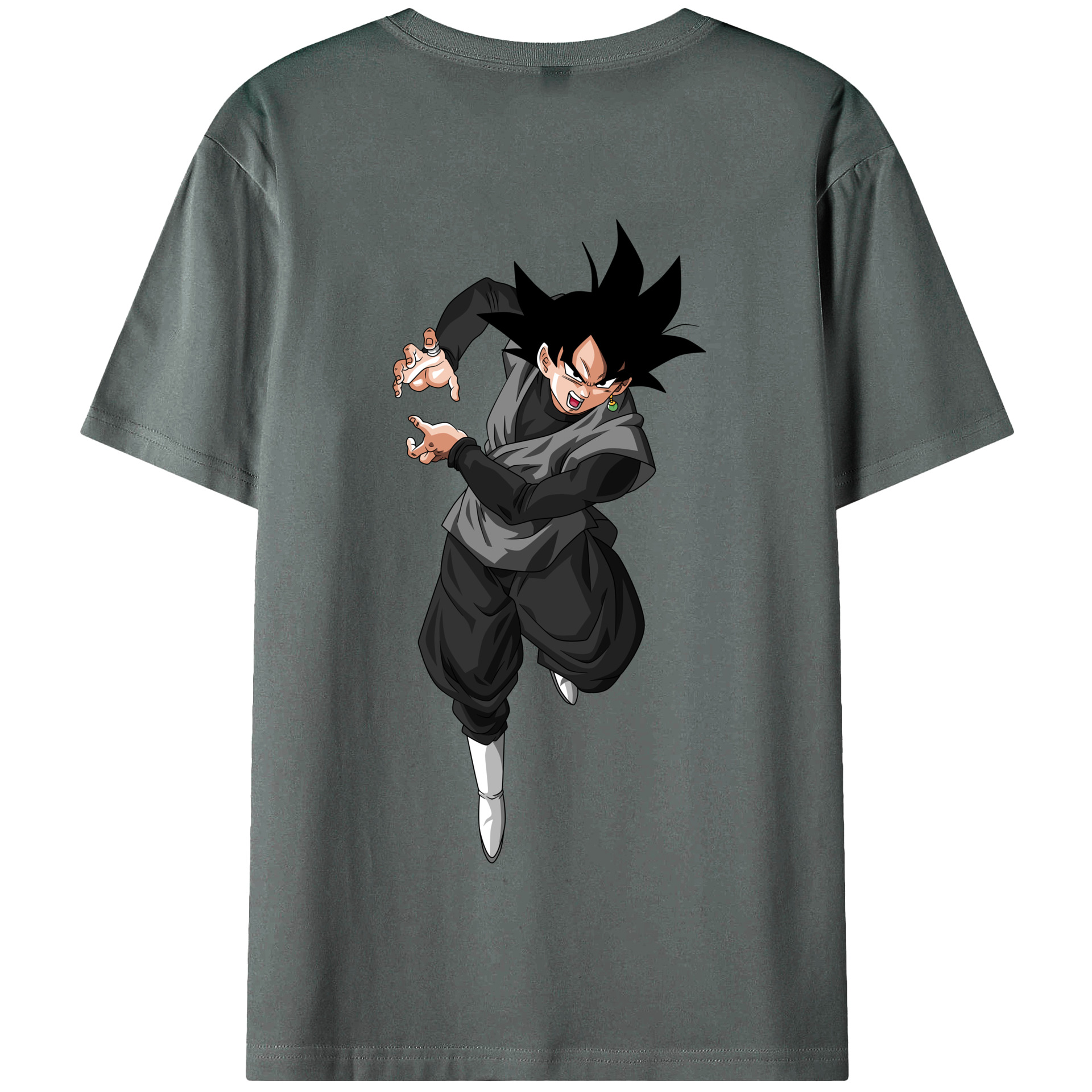 （画像用） ドラゴンボール ベジータ四世（Bejīta Yonsei）DRAGON BALL Vegeta IV 綿100％半袖Tシャツ（背面プリント）